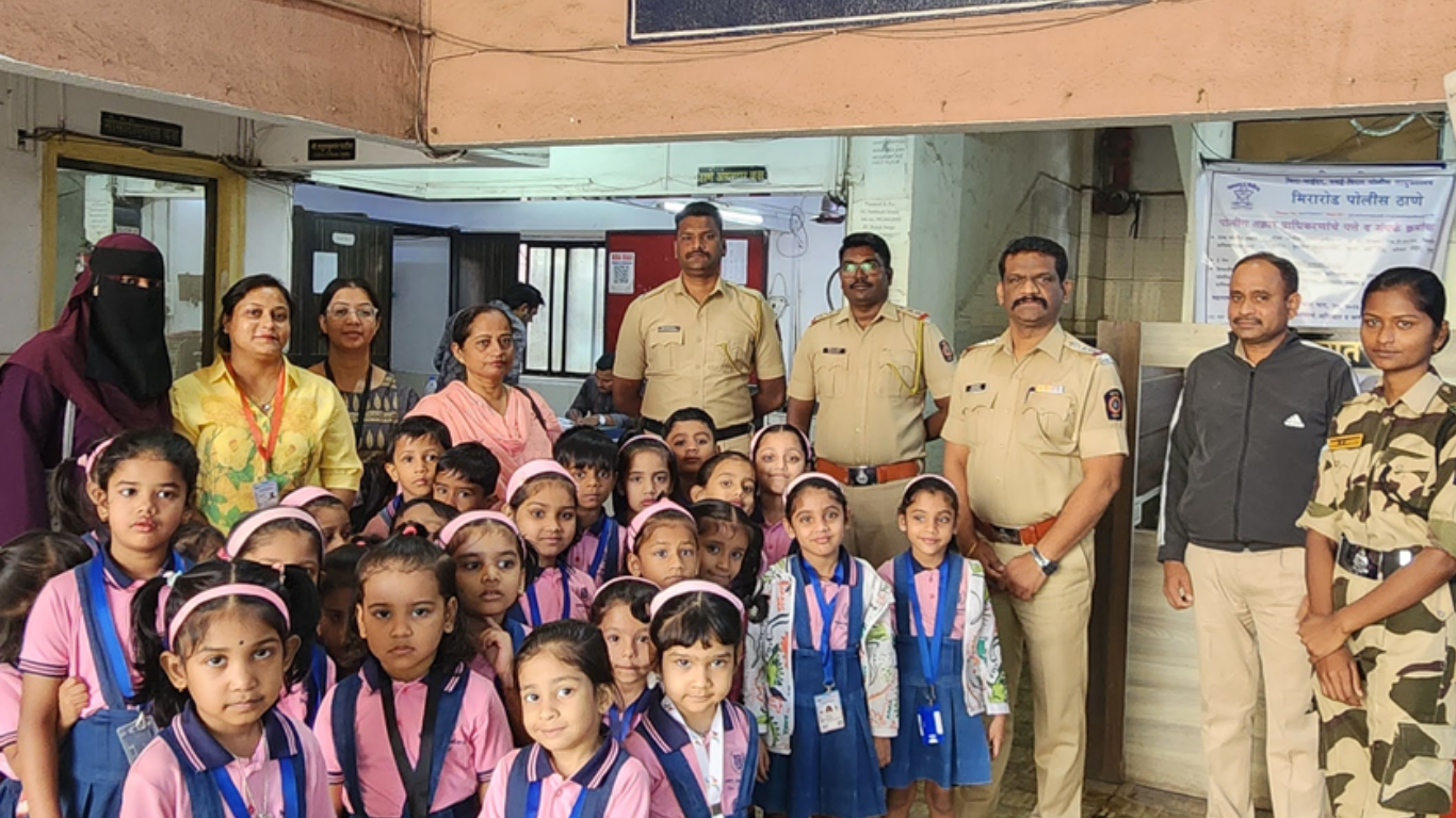 Happy children learning